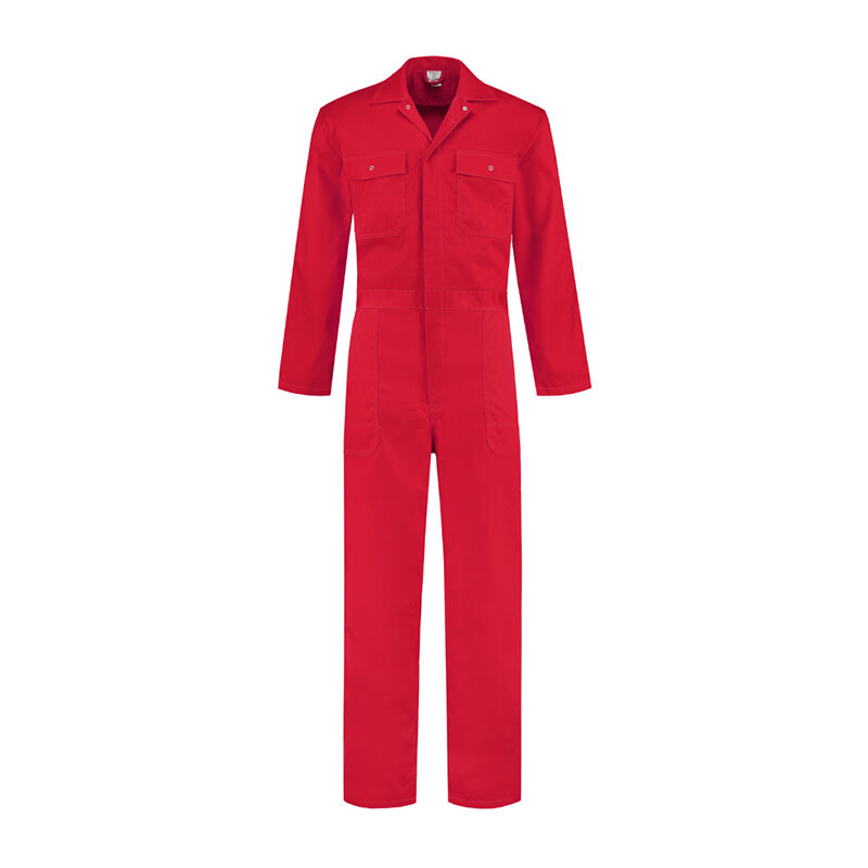 Bestex Kinderoverall 100% Katoen (KOV100) rood - Witte Raaf Werkkleding